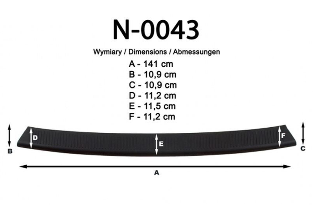 Kryt prahu pátých dveří, VW T6, 2015- , Short, Long