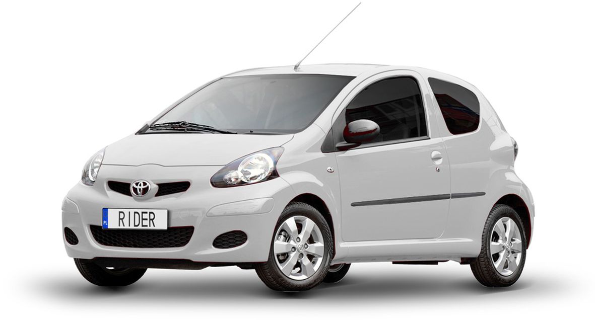 Ochranné boční lišty na dveře, Toyota Aygo, 2005-2014, 3 dveř.