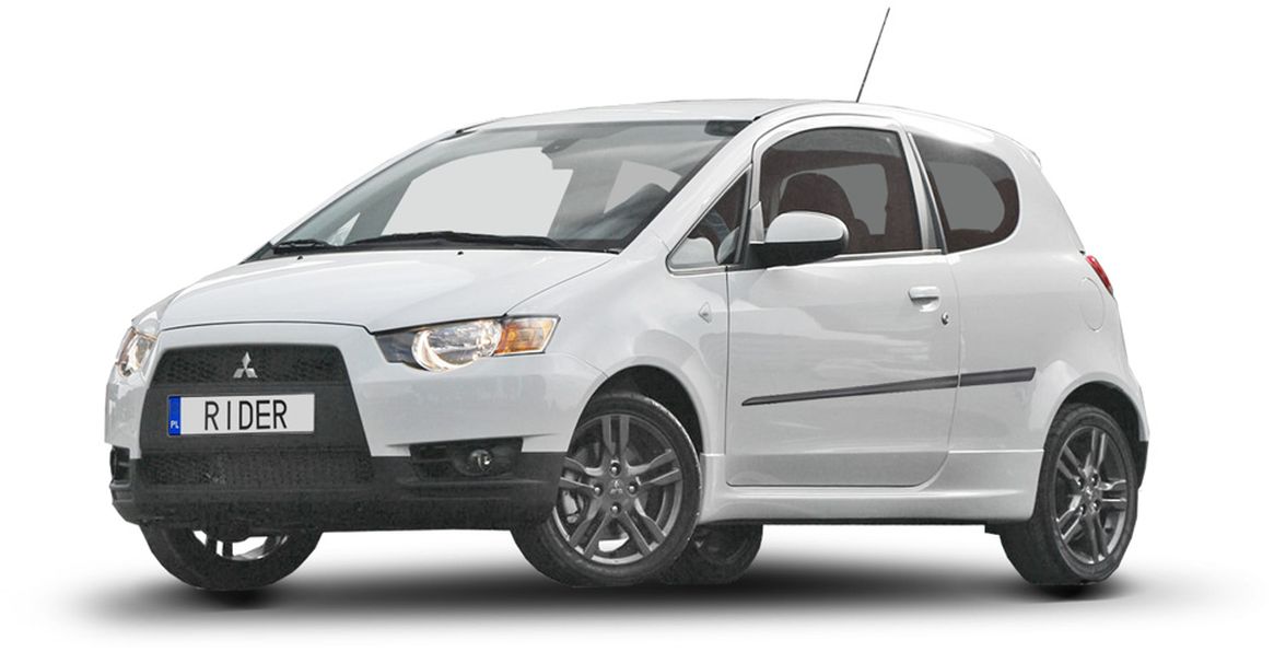 Ochranné boční lišty na dveře, Mitsubishi Colt, 2008-2012, 3-dvéř.