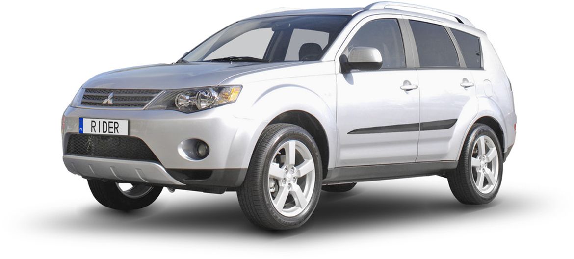 Ochranné boční lišty na dveře, Mitsubishi Outlander II, 2006-2012