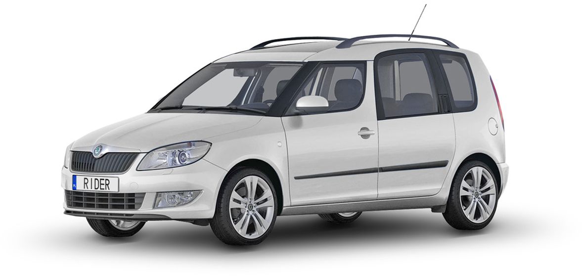 Ochranné boční lišty na dveře, Škoda Roomster, 2006-2015