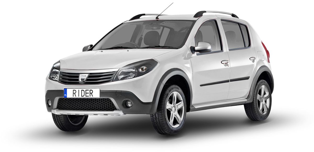 Ochranné boční lišty na dveře, Dacia Sandero Stepway, 2008-2013