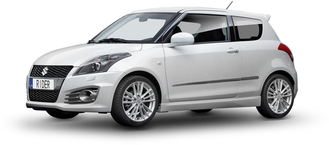 Ochranné boční lišty na dveře, Suzuki Swift IV, 2010-2017, 3 dveř.