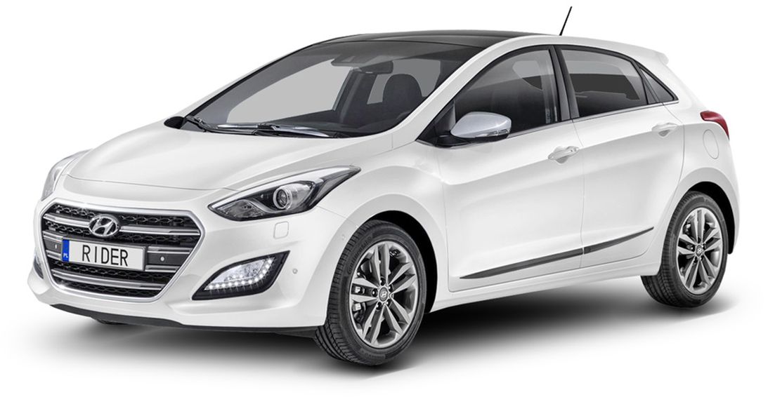Ochranné boční lišty na dveře, Hyundai i30 II, 2012-2017, Combi, Hatchback