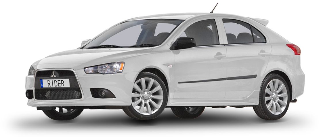 Ochranné boční lišty na dveře, Mitsubishi Lancer VIII, 2007-2017, Sedan, Sportback