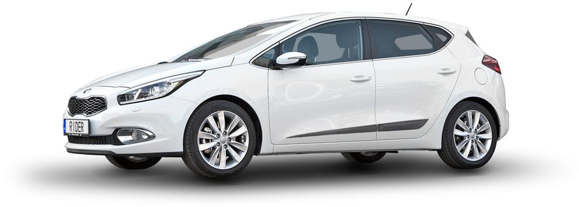 Ochranné boční lišty na dveře, Kia Ceed II, 2012-2018, Hatchback