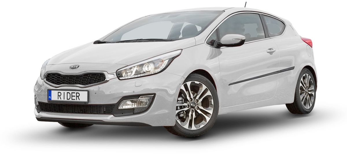 Ochranné boční lišty na dveře, Kia ProCeed II, 2012-2018