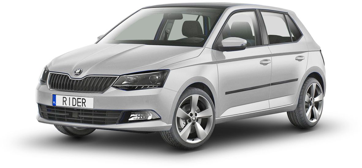 Ochranné boční lišty na dveře, Škoda Fabia III, 2014-2021