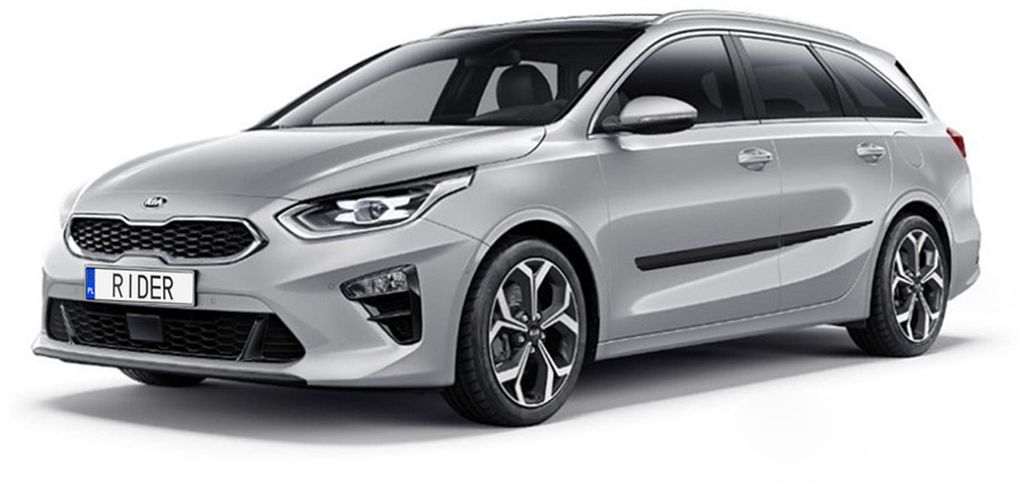 Ochranné boční lišty na dveře, Kia Ceed III, 2018- , Hatchback, Combi