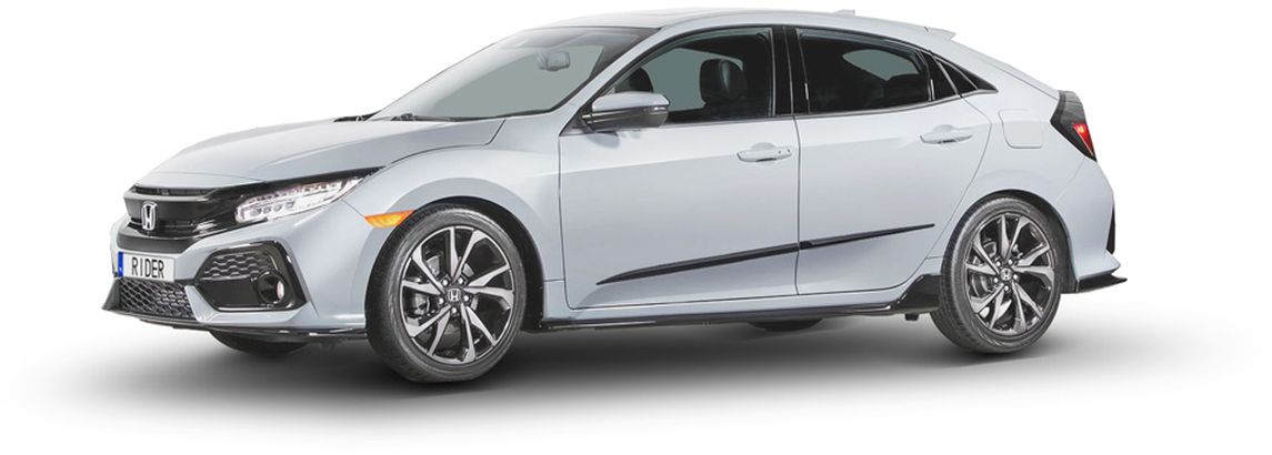 Ochranné boční lišty na dveře, Honda Civic X, 2017-2021, 5 dveř., Hatchback