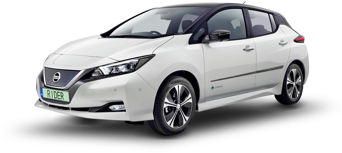 Ochranné boční lišty na dveře, Nissan Leaf II, 2017- ,