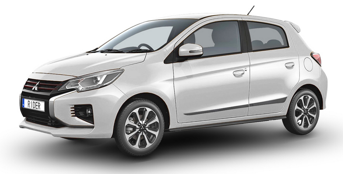 Ochranné boční lišty na dveře, Mitsubishi Space Star, 2019- ,