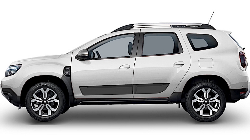 Ochranné boční lišty na dveře, Dacia Duster, 2017-2024