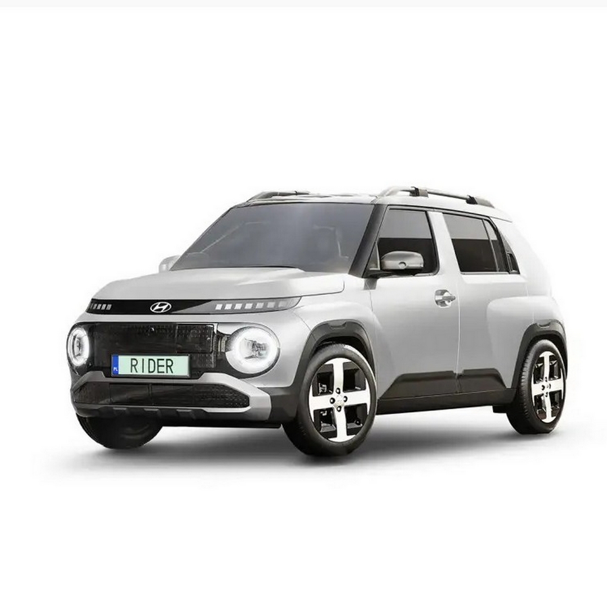 Ochranné boční lišty na dveře, Hyundai Inster, 2024- ,