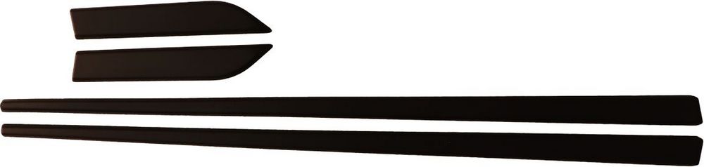 Ochranné boční lišty na dveře, Kia Picanto II, 2011-2017, 3-dveř.