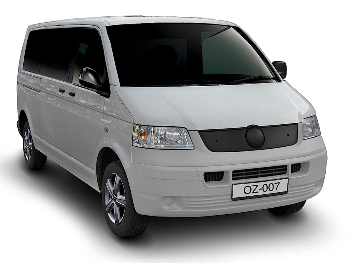 Zimní clona - kryt chladiče, VW T5, 2003-2015, Caravelle (4 žebra masky)