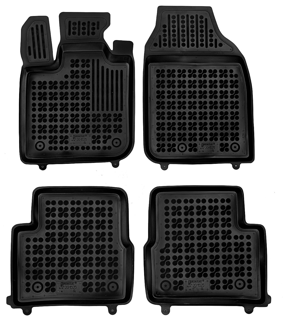 Gumové autokoberce, Fiat 500e II, 2020- ,