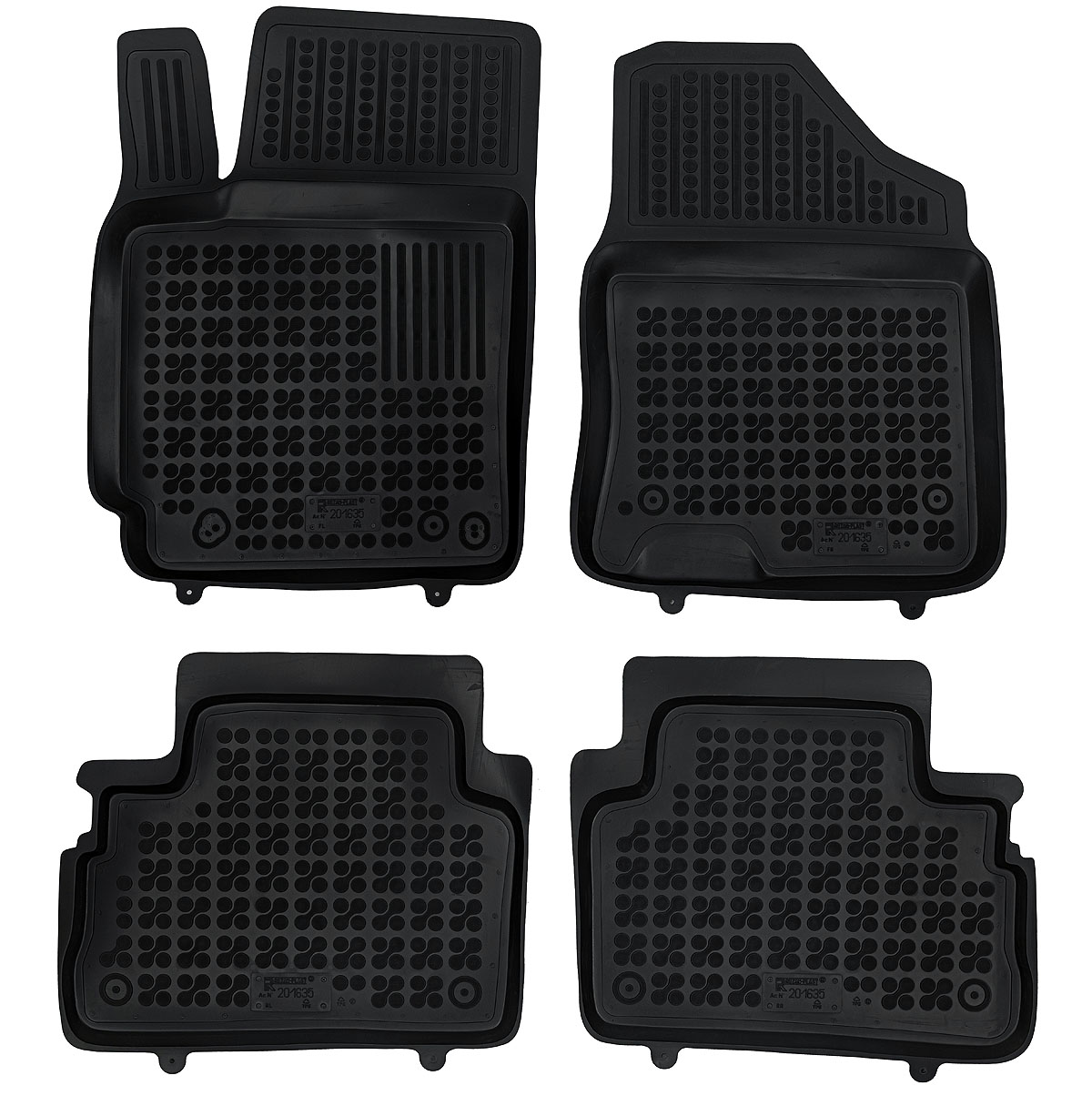 Gumové autokoberce, Hyundai Kona II, 2023- , Hybrid