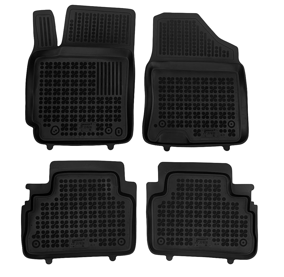 Gumové autokoberce, Hyundai Kona II, 2023- ,