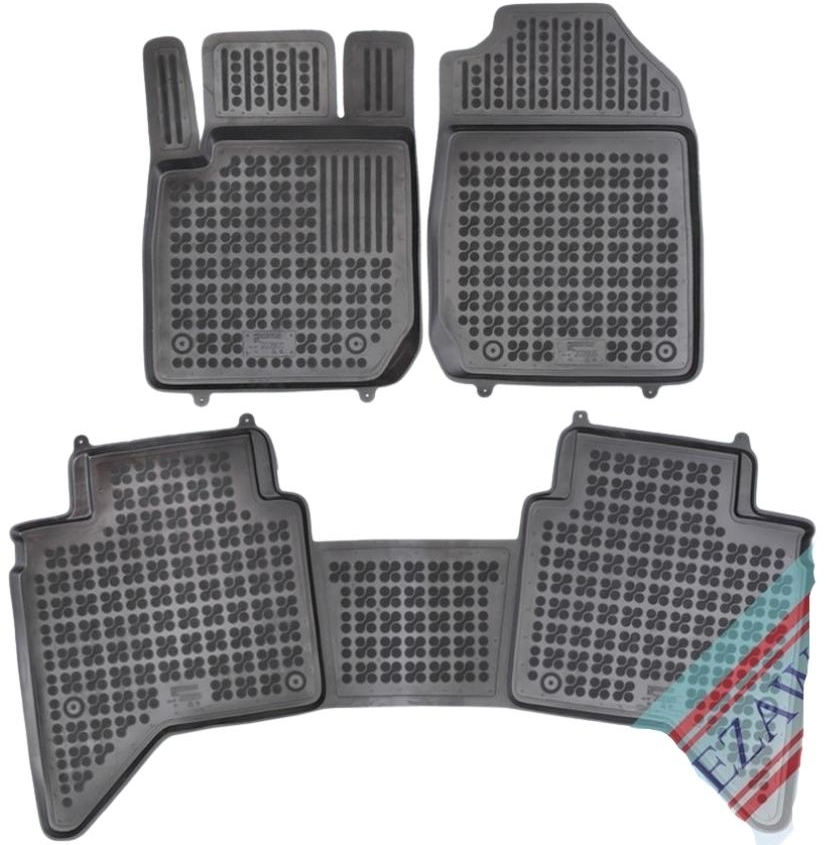 Gumové autokoberce, Isuzu D-Max III, 2020- , double cab