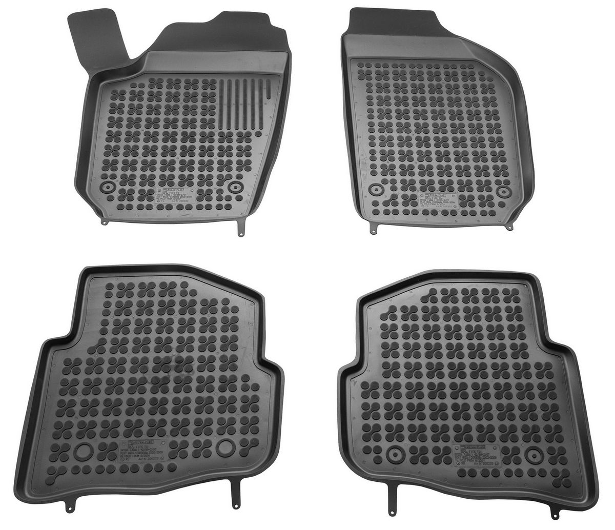 Gumové autokoberce, VW Polo IV, 2001-2009