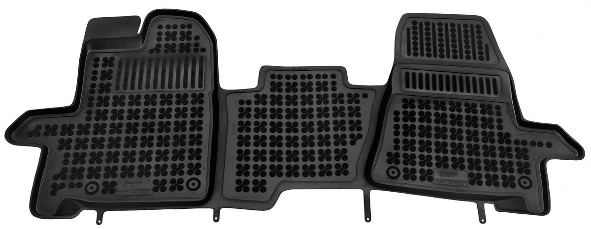 Gumové autokoberce, Ford Transit VIII, 2013-2018/2018- , 3 sedadla, manuální převodovka