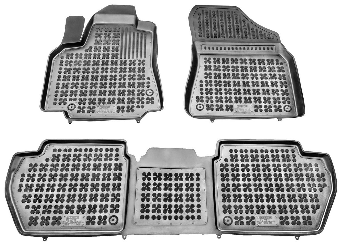 Gumové autokoberce, Citroen Berlingo II, 2008-2018