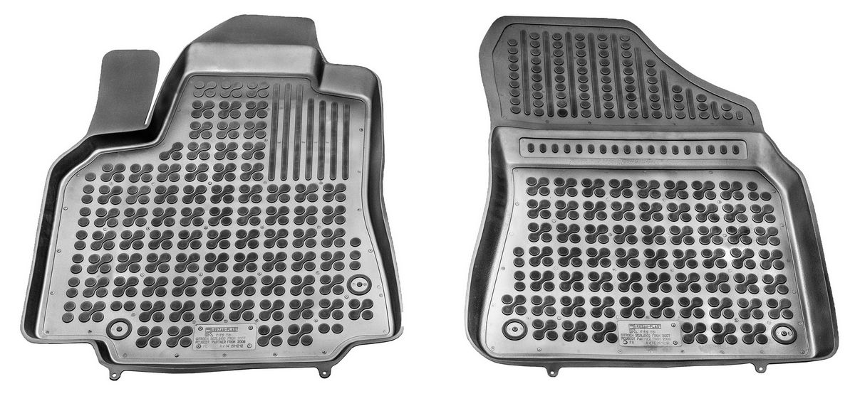 Gumové autokoberce, Citroen Berlingo II, 2008-2018, přední