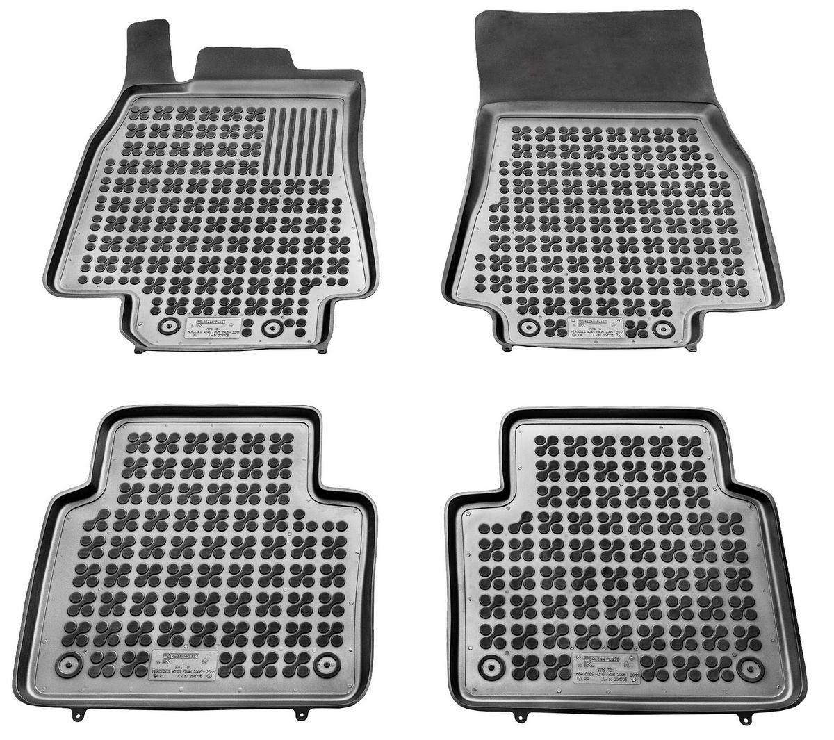 Gumové autokoberce, Mercedes W245, B-Class, 2005-2011