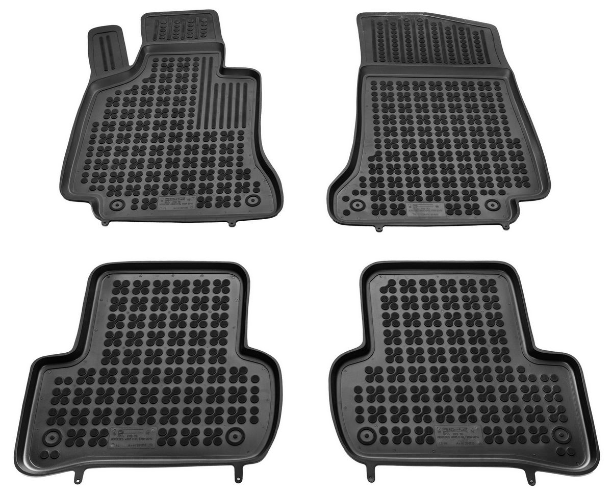 Gumové autokoberce, Mercedes W205, C-Class, 2014-2021