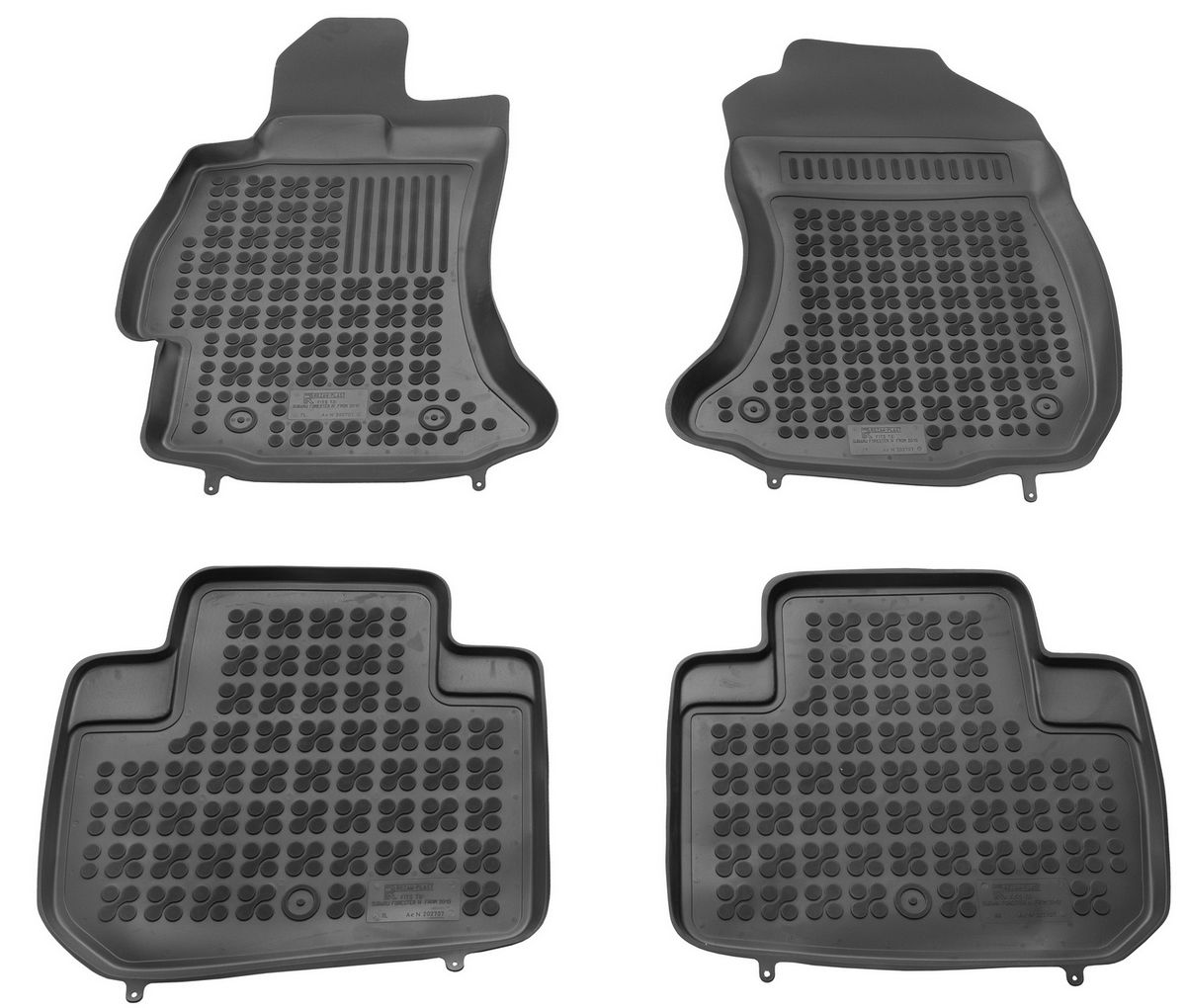Gumové autokoberce, Subaru Forester IV, 2012-2018