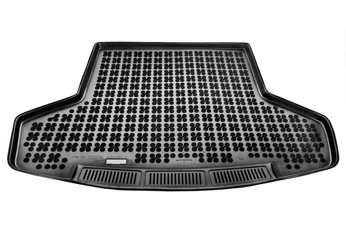 Gumová vana do kufru Toyota Avensis III, 2009-2018, Combi, s bočními výklenky v kufru