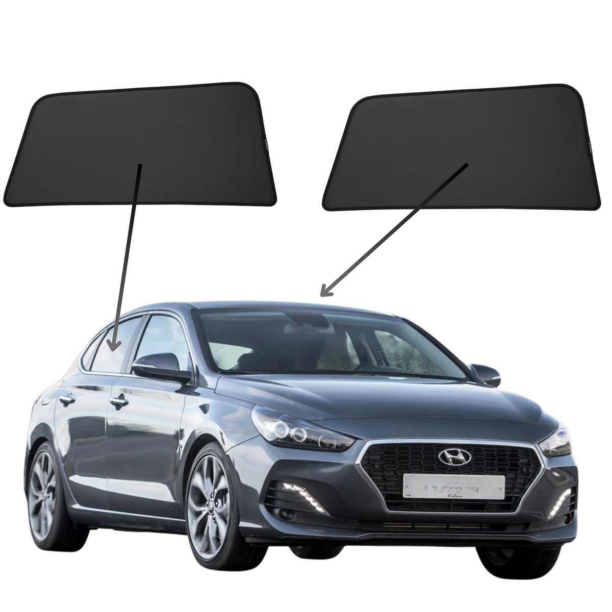 Protisluneční clona, Hyundai i30 III, 2017- , Fastback